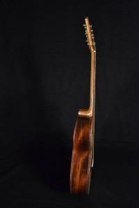 Custom OM Granadillo Cutaway - Lutz McNeill Guitar, custom rosette, Ziricot bridge, Purflex purfling and finger board inlays, cutaway