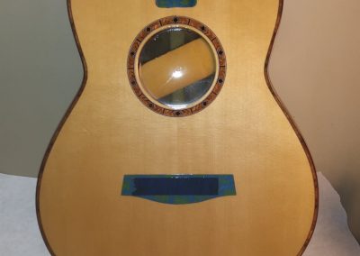 Guitar body prior to sanding before the next topcoat (4)