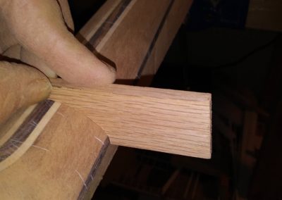 Checking soft-V profile during shaping (2)