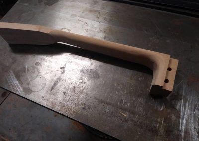 Neck shapping in progress