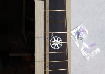 Side dot holes drilled