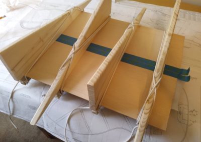 Sitka top being joined