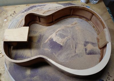 Top and back ribs are being profile