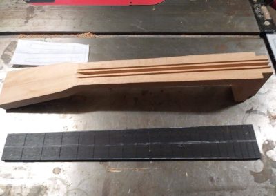 Neck and fingerboard in progress