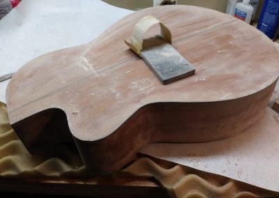 Everything is being leveled in preparation for the finishing process