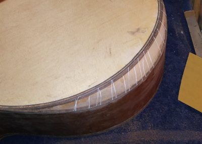 Preparing for arm bevel overlay