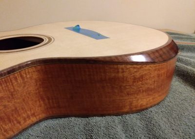 OOO-12 Finsh is on and hardening before hand rubing finish (7)