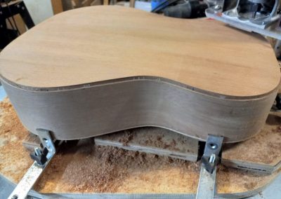 Back binding channel cut