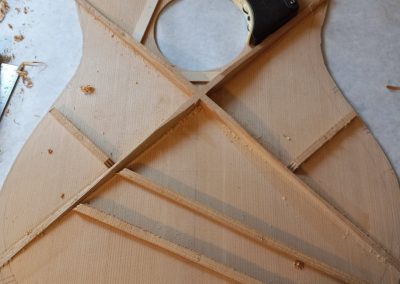 Begin with the end in mind - how will the controls fit around the popsicle braces