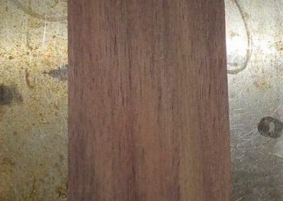 Brazilian Rosewood Fretboard has been shaped and thickness sanded