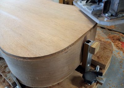 Cutting Back binding channel