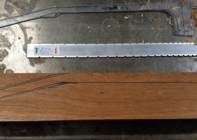 Neck Block ready to band saw