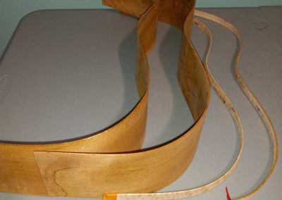Sides and binding after the bend