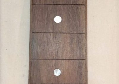 The fretboard is now ready for fretting